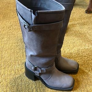 Brand new biker boots